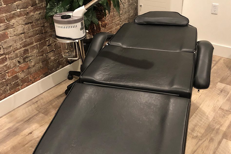 Spa-Table-Selah Salon and Spa salon, spa, setup